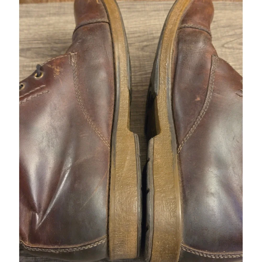 Clarks J Hinman Mid Ankle Chukka Boots‎ Mens Size 10 Brown